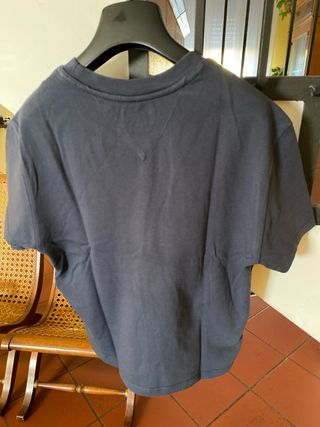 T-shirt Tommy Jeans blu con logo