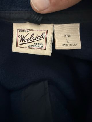 Felpa Woolrich blu uomo
