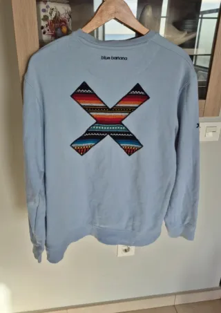 Sudadera Celeste Blue Banana