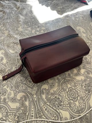 Neceser Bottega Veneta Cuero Rojo Vintage