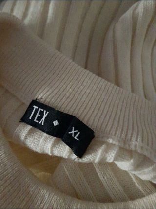 Cárdigan con jersey sin mangas y jersey a rayas