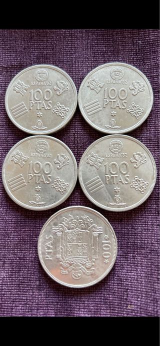 Monedas 100 Pesetas Juan Carlos I