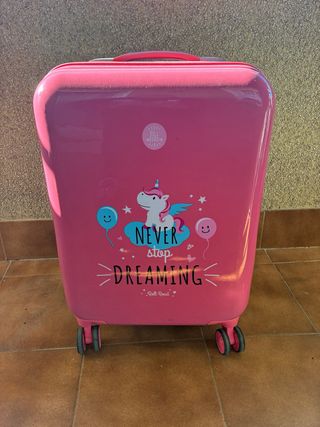 Maleta de viaje infantil Unicornio55x38x20