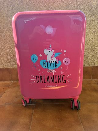 Maleta de viaje infantil Unicornio55x38x20
