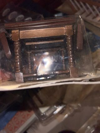 Mesa extensible de casa muñecas madera