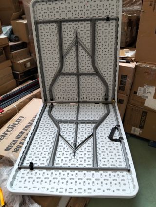 Mesa plegable resina 180×74×74 Gardiun