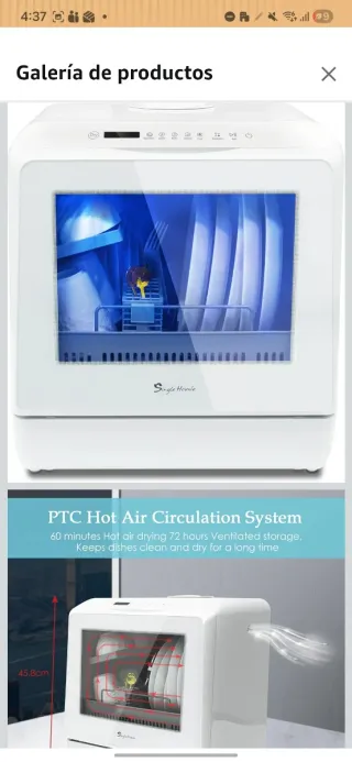 Lavavajillas Portátil Compacto