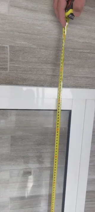 Ventanal aluminio blanco 4 hojas