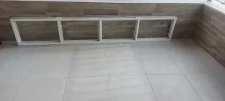 Ventanal aluminio blanco 4 hojas