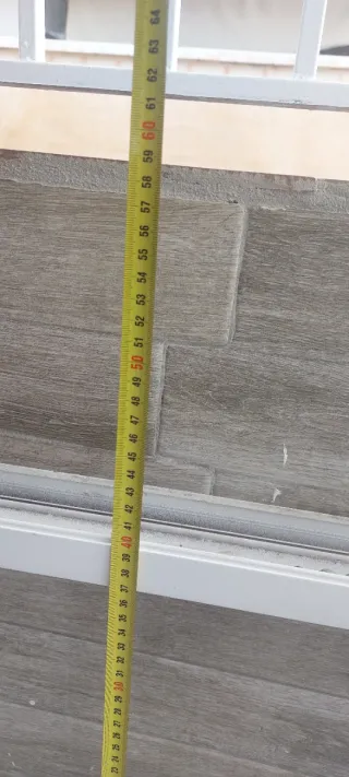 Ventanal aluminio blanco 4 hojas