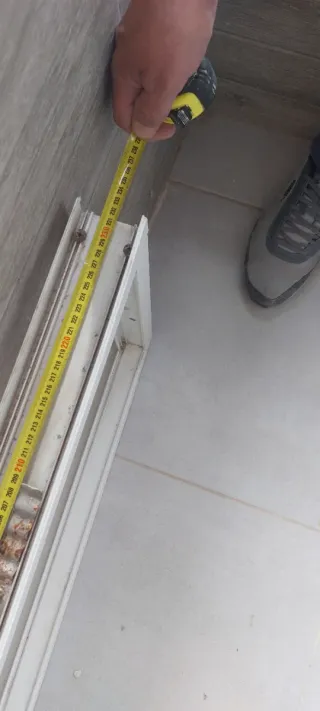 Ventanal aluminio blanco 4 hojas