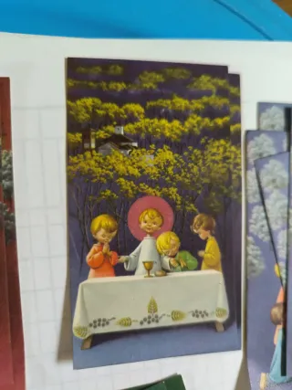 17 Postales Comunión diseños variados