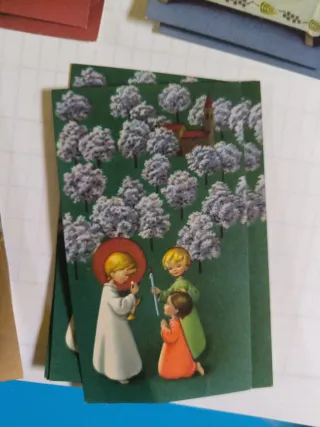 17 Postales Comunión diseños variados