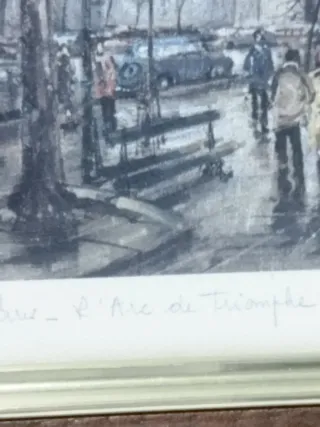 Cuadros Torre Eiffel y Arco Triunfo