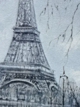 Cuadros Torre Eiffel y Arco Triunfo