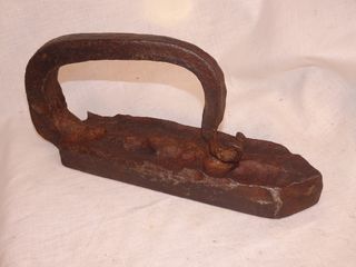 Plancha Sastre Antigua Hierro Macizo