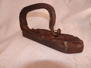 Plancha Sastre Antigua Hierro Macizo