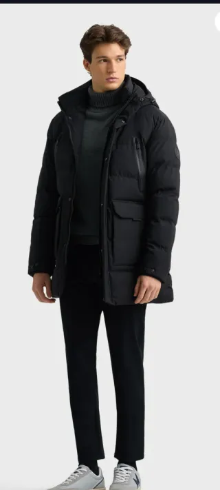 Parka Álvaro Moreno Negra Talla M