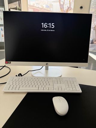 HP Teclado y Ratón Inalámbricos Blancos