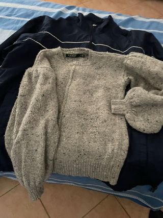 Pullover Lana Merino Ralph Lauren Grigio XS