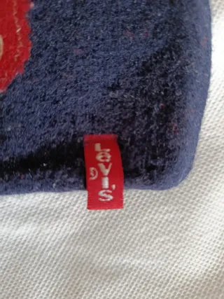 Bufanda Levi's niño rayas roja y azul