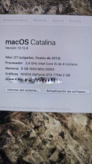 iMac 27 Apple Plata
