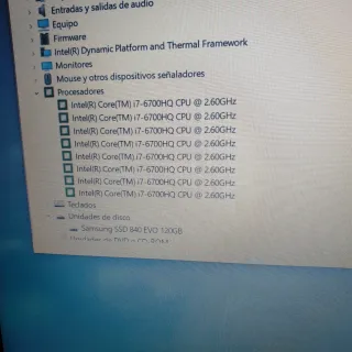 Portátil Asus i7 GTX SSD