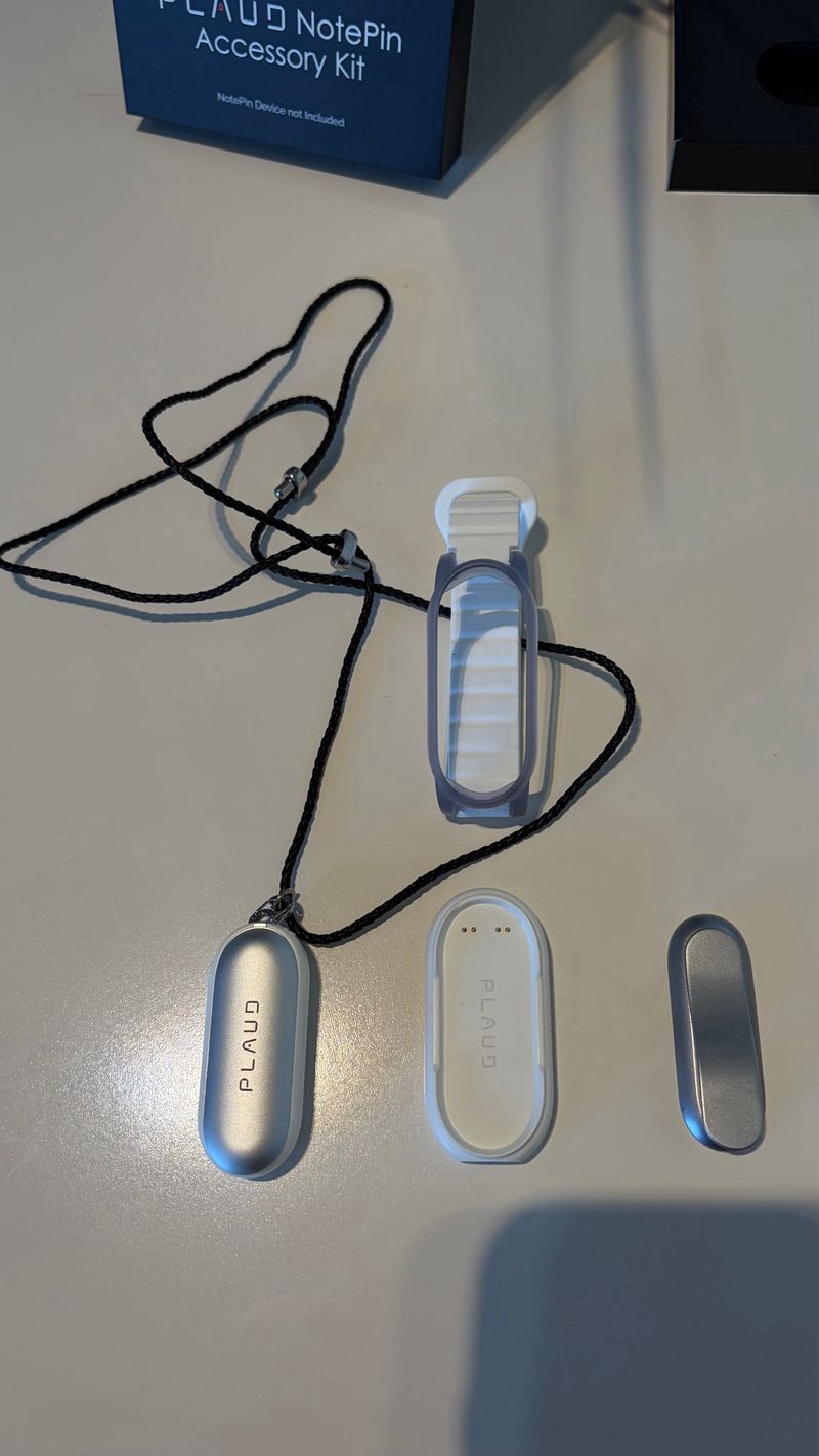 Plaud NotePin Kit Accesorios IA afbeelding 4
