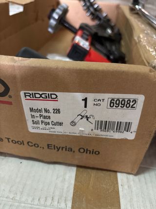 Cortatubos Ridgid 69982 para desagües