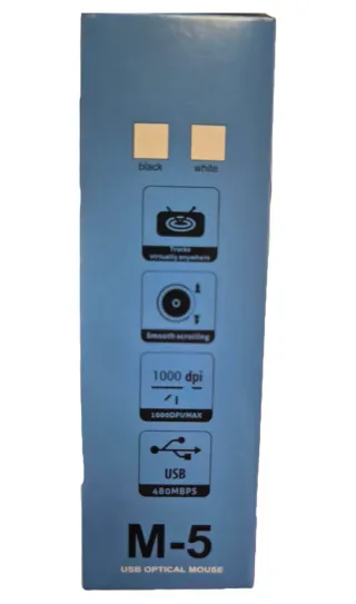 Mouse Gaming Bianco Rosso retroilluminato, cablato