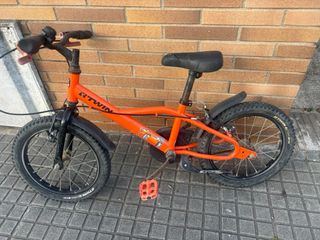 Bicicleta infantil naranja