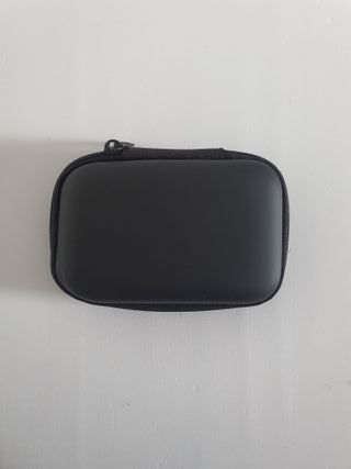 Estuche rigido para viaje 11,5 x 8 x 4 [Negro]