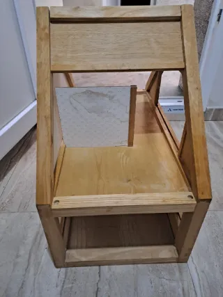 Casa de madera para muñecas +accesorios