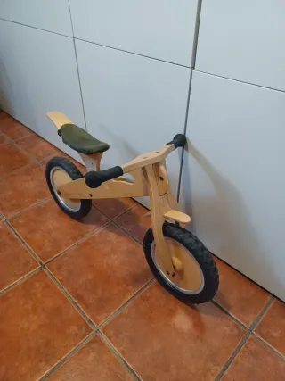 Bici de equilibrio madera niño