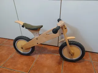 Bici de equilibrio madera niño