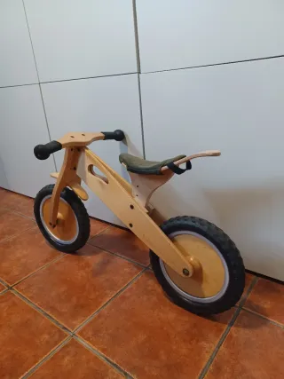 Bici de equilibrio madera niño