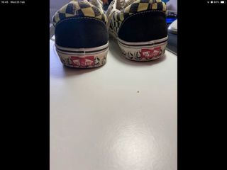 Scarpe Vans Checkerboard Nere e Gialle