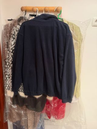 Polar azul con cremallera