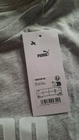 Camiseta Puma Mujer Talla L Gris