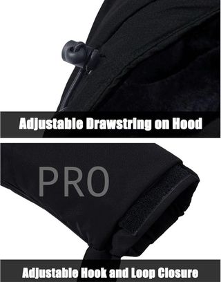 Chaqueta Impermeable Hombre Multibolsillos Talla M