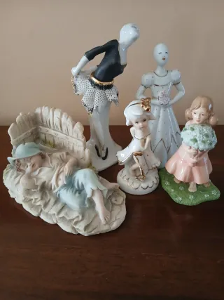 Set 5 Ceramiche Italiane Vintage