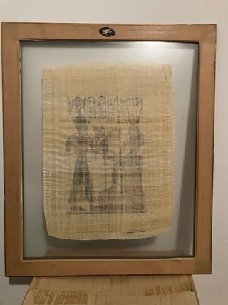 2 Cuadros con papiros