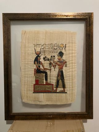 2 Cuadros con papiros