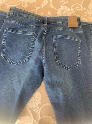 Vaqueros Slim Hombre Azules