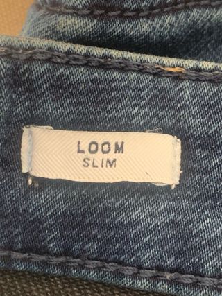 Vaqueros Slim Hombre Azules