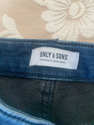 Vaqueros Slim Hombre Azules