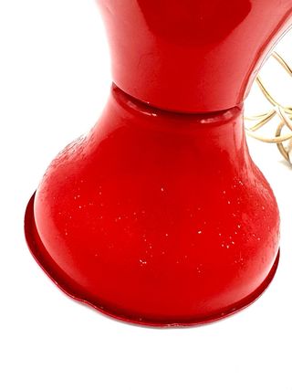 Lampada Space Age Vintage Metallo Rosso design