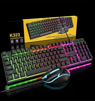 Mouse e Tastiera K323 RGB