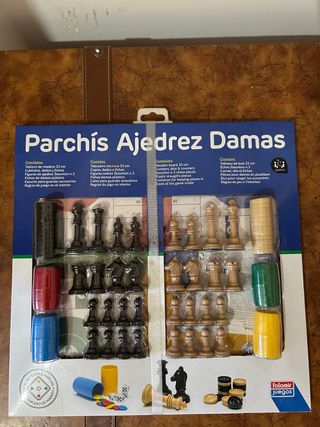Parchís, Ajedrez y Damas 33cm
