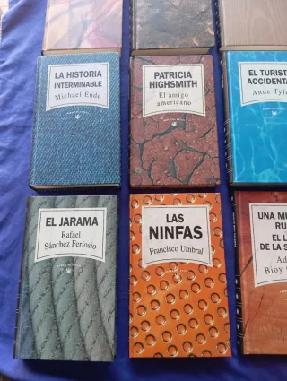 Lote  libros narrativa actual